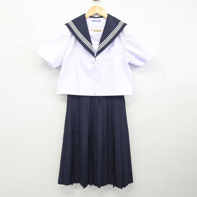【中古】愛知県 本城中学校 女子制服 3点 (セーラー服・スカート) sf073312