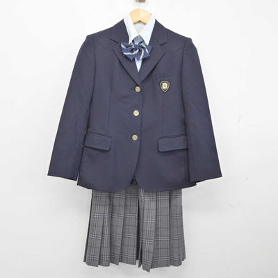 【中古】静岡県 浜松市立高等学校 女子制服 5点 (ブレザー・シャツ・スカート) sf073314