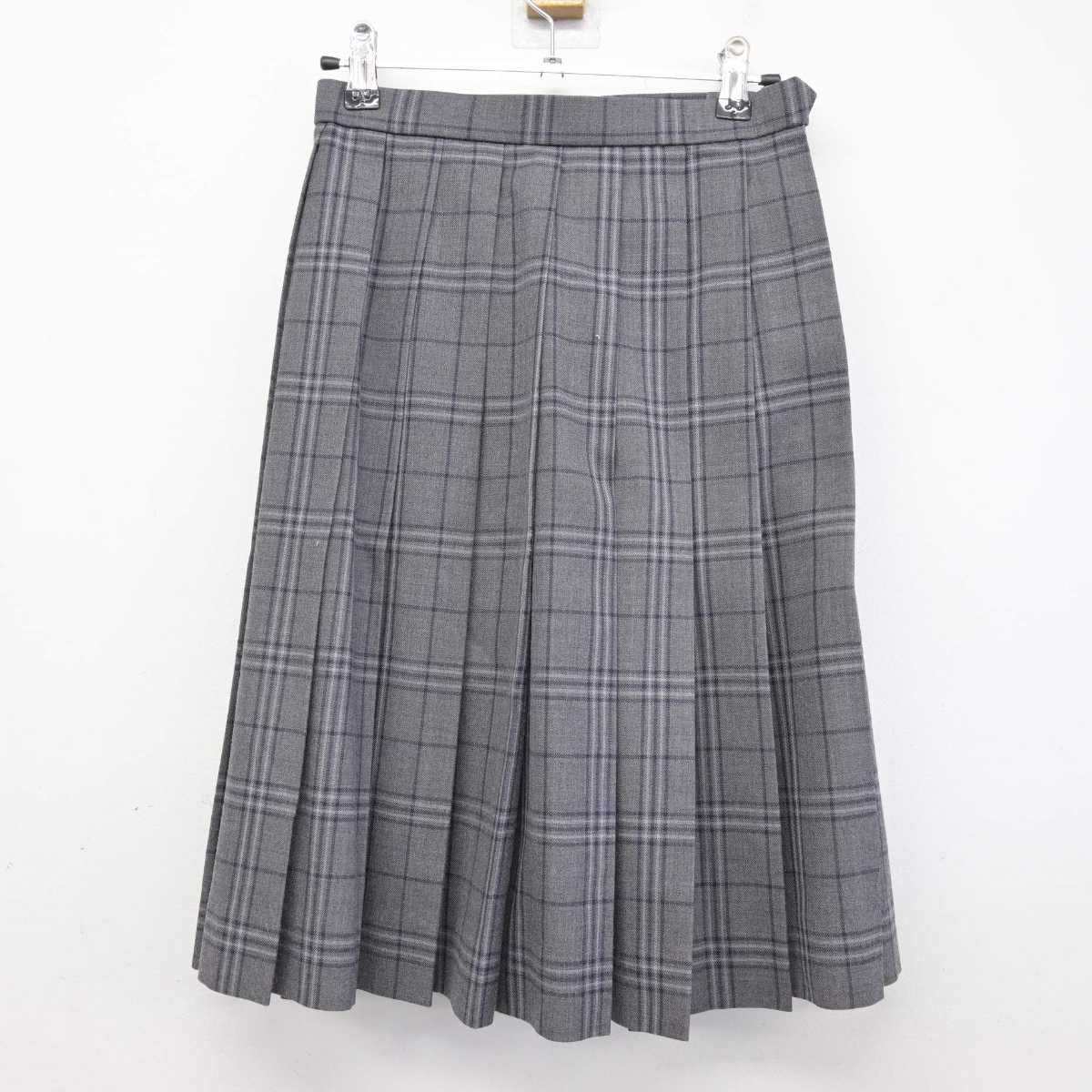 【中古】静岡県 浜松市立高等学校 女子制服 5点 (ブレザー・シャツ・スカート) sf073314