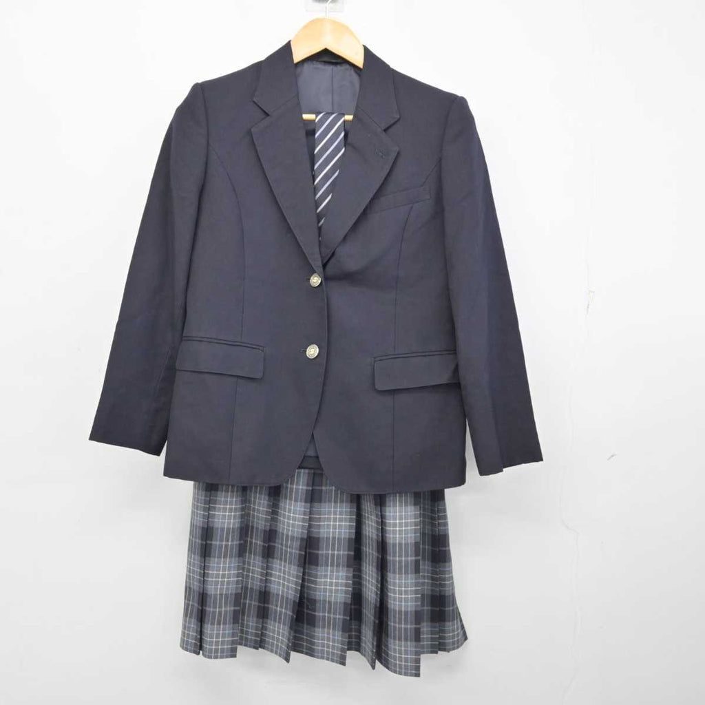 【中古】神奈川県 横須賀総合高等学校 女子制服 4点 (ブレザー・スカート) sf073319