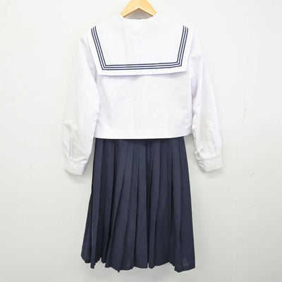 【中古】和歌山県 和歌山商業高等学校 女子制服 3点 (セーラー服・スカート) sf073326