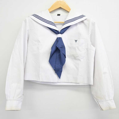 【中古】和歌山県 和歌山商業高等学校 女子制服 3点 (セーラー服・スカート) sf073326