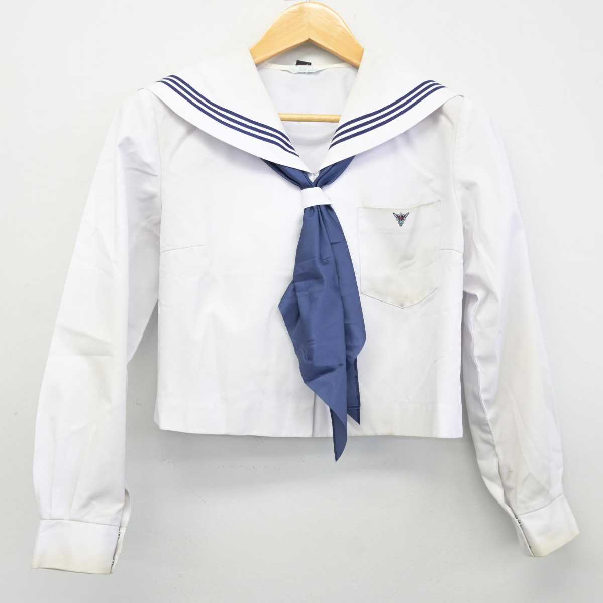 【中古】和歌山県 和歌山商業高等学校 女子制服 4点 (セーラー服・セーラー服) sf073327