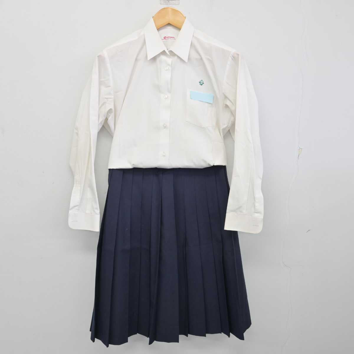 【中古】京都府 南宇治中学校 女子制服 3点 (シャツ・シャツ・スカート) sf073338