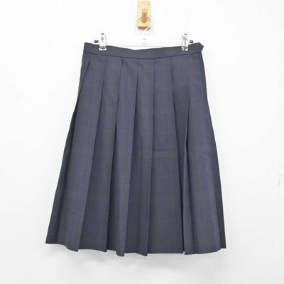 【中古】京都府 京都すばる高等学校 女子制服 4点 (ニットベスト・シャツ・スカート) sf073361