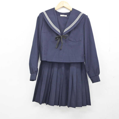 【中古】愛知県 一宮西高等学校 女子制服 3点 (セーラー服・スカート) sf073365