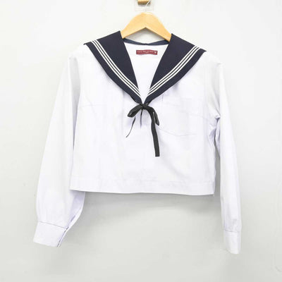 【中古】愛知県 一宮西高等学校 女子制服 3点 (セーラー服・スカート) sf073366