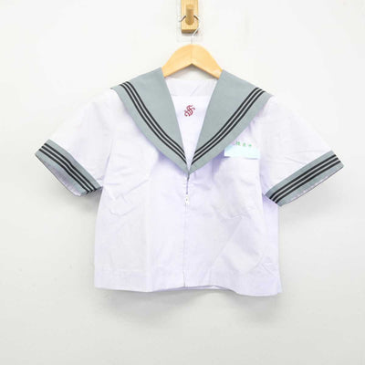 【中古】宮崎県 住吉中学校 女子制服 2点 (セーラー服) sf073391