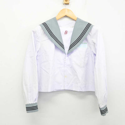 【中古】宮崎県 住吉中学校 女子制服 2点 (セーラー服) sf073391