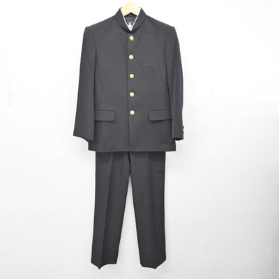 【中古】茨城県 行方市立北浦中学校 男子制服 5点 (学ラン・ズボン) sf073400