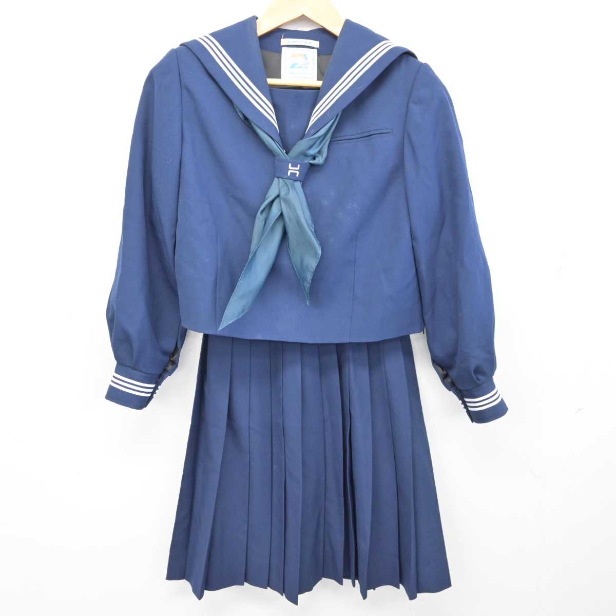 【中古】茨城県 伊奈東中学校 女子制服 3点 (セーラー服・スカート) sf073403