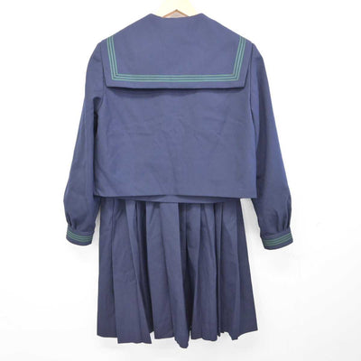 【中古】茨城県 十王中学校 女子制服 4点 (ニット・セーラー服・スカート) sf073406