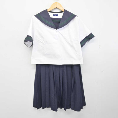 【中古】茨城県 十王中学校 女子制服 3点 (セーラー服・スカート) sf073407