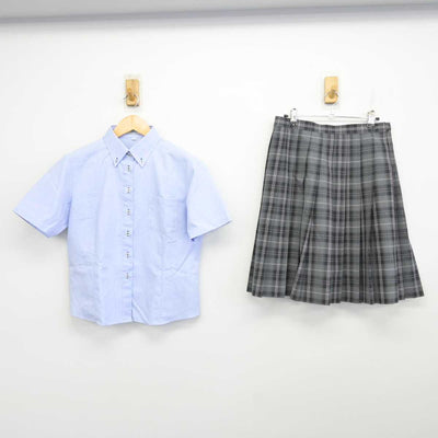 【中古】神奈川県 白鵬女子高等学校 女子制服 2点 (シャツ・スカート) sf073431