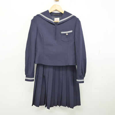 【中古】北海道 札幌東高等学校 女子制服 3点 (セーラー服・スカート) sf073440