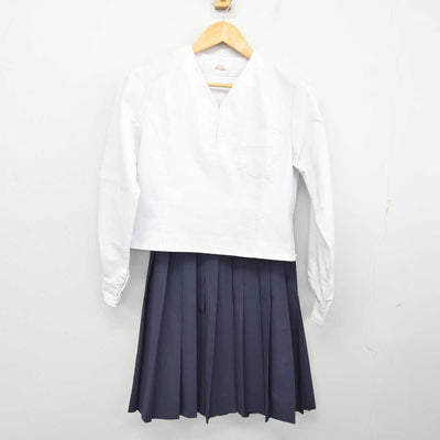 【中古】北海道 札幌東高等学校 女子制服 4点 (セーラー服・セーラー服・スカート) sf073441