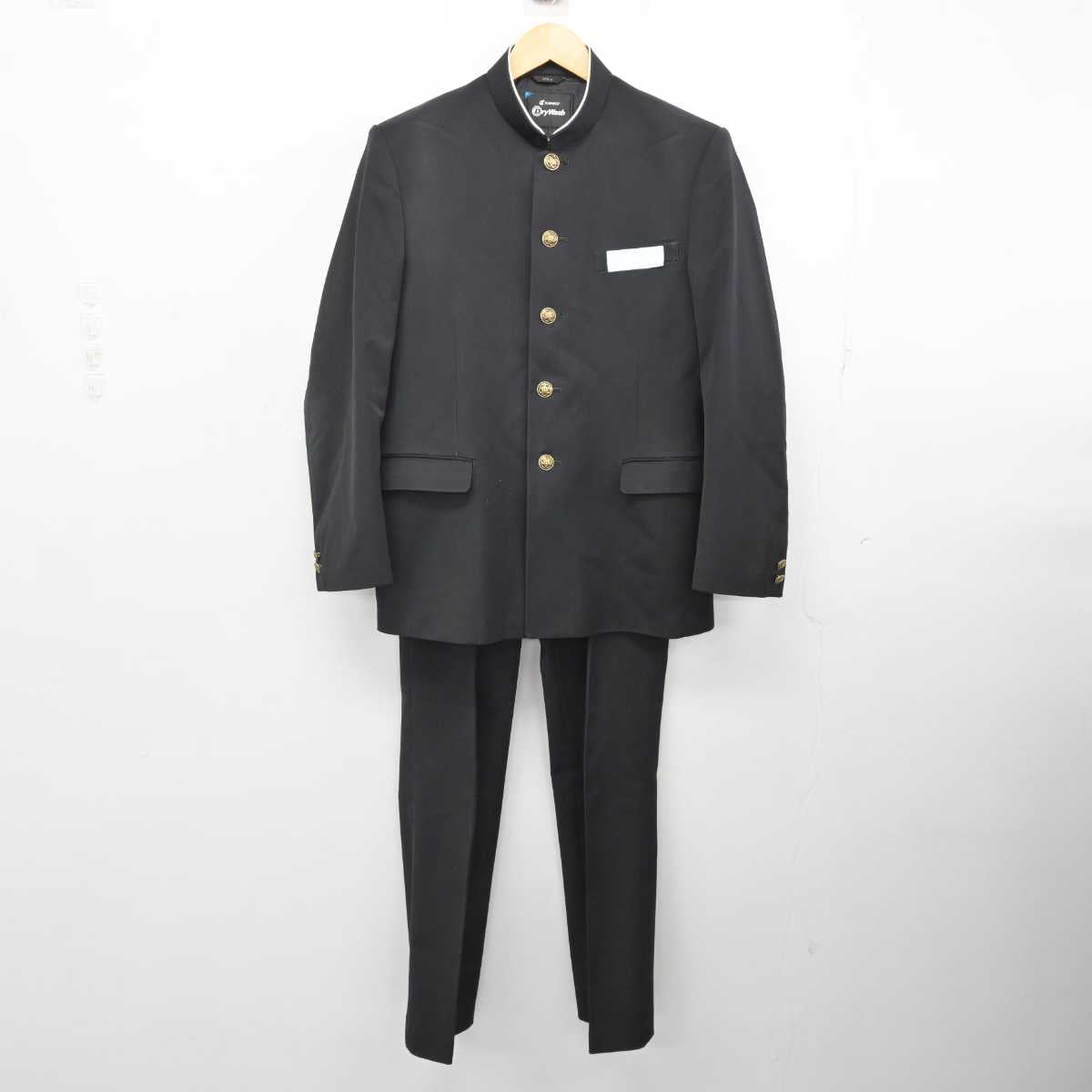 【中古】大分県 稙田南中学校 男子制服 2点 (学ラン・ズボン) sf073452