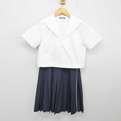 【中古】愛知県 菊里高等学校 女子制服 2点 (セーラー服・スカート) sf073475