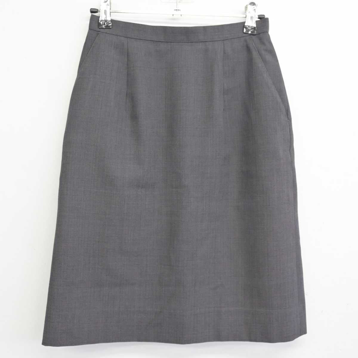 【中古】 事務服 女子制服 2点 (ベスト・スカート) sf073497