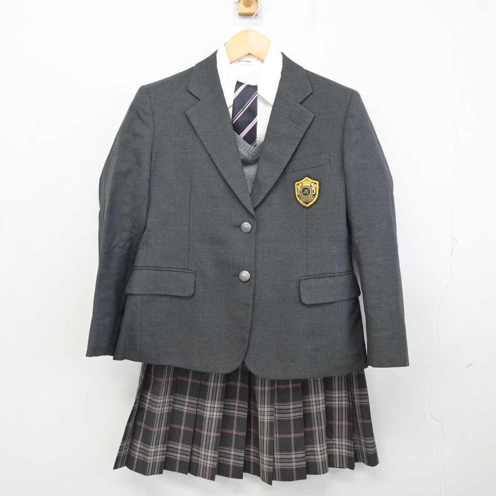 中学校 制服 中古】栃木県 さくら清修高等学校 女子制服 4点 (ブレザー