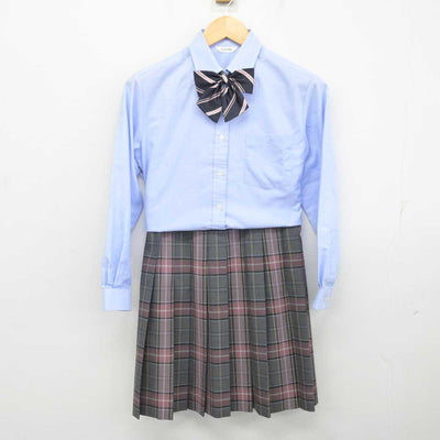 【中古】東京都 成立学園中学・高等学校 女子制服 4点 (シャツ・スカート) sf073502