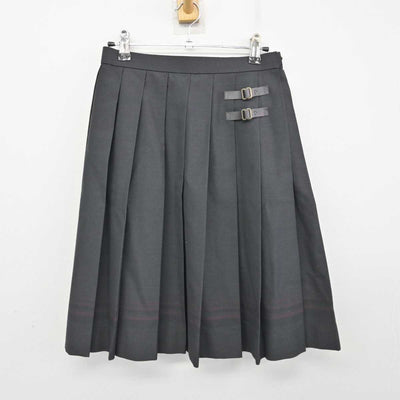 【中古】広島県 広島工業大学高等学校 女子制服 2点 (シャツ・スカート) sf073551