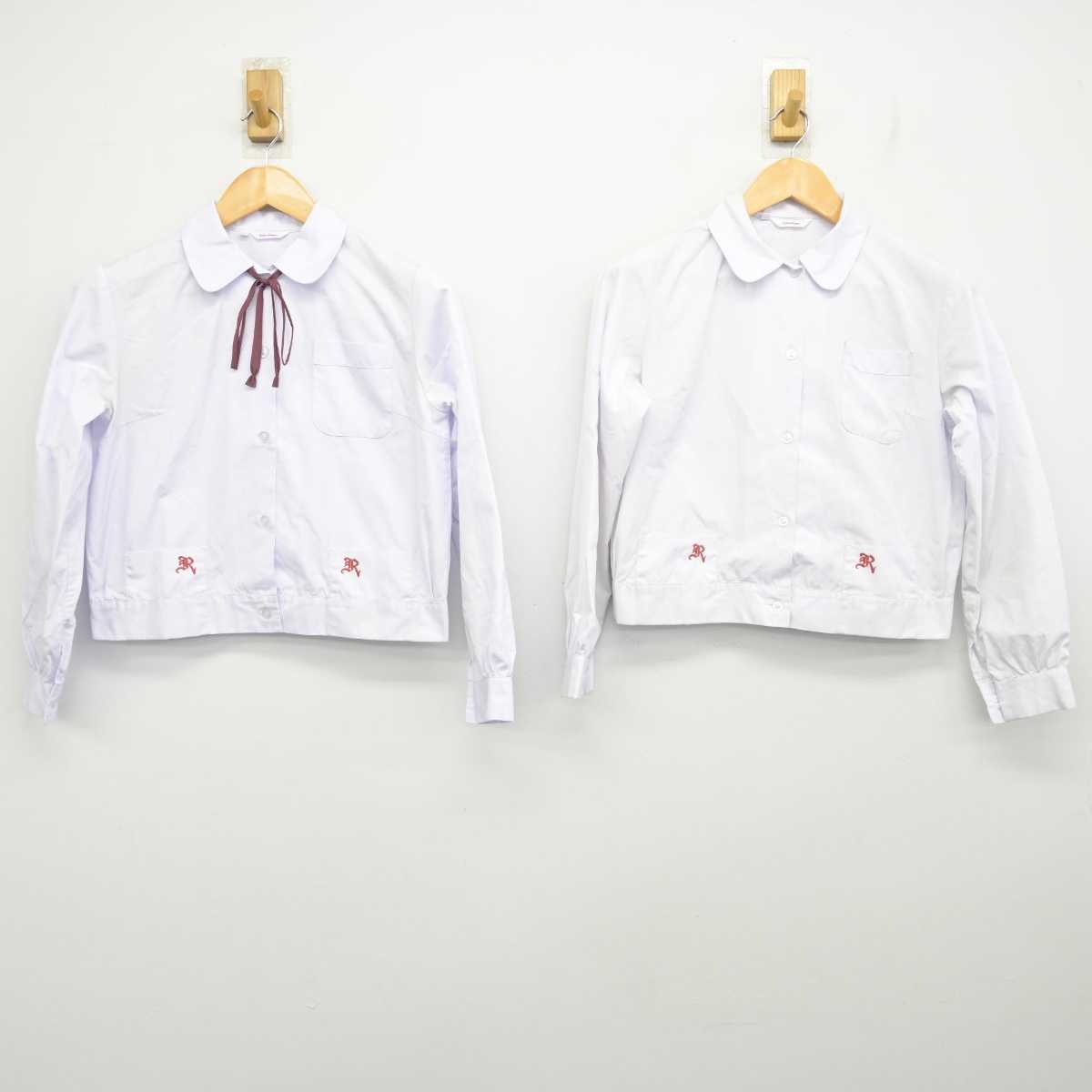 【中古】 学校名不明 女子制服 3点 (シャツ) sf073571