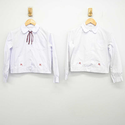 【中古】 学校名不明 女子制服 3点 (シャツ) sf073571