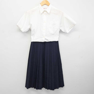 【中古】兵庫県 龍野高等学校 女子制服 3点 (シャツ・シャツ・スカート) sf073607