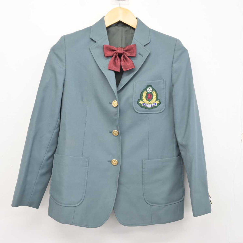 【中古】宮城県 広瀬中学校 女子制服 2点 (ブレザー) sf073617