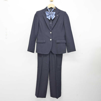 【中古】茨城県 波崎高等学校 女子制服 5点 (ブレザー・スカート・ズボン) sf073627