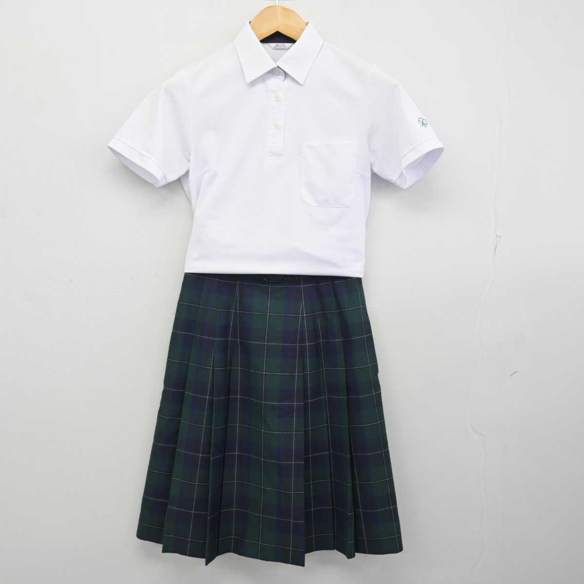 【中古】北海道 札幌第一高等学校 女子制服 3点 (シャツ・スカート) sf073664