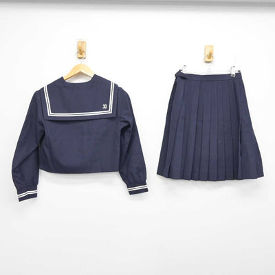 【中古】広島県 尾道東高等学校 女子制服 2点 (セーラー服・スカート) sf073713