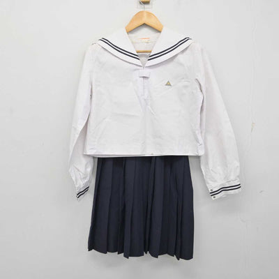 【中古】広島県 尾道東高等学校 女子制服 3点 (セーラー服・セーラー服・スカート) sf073714