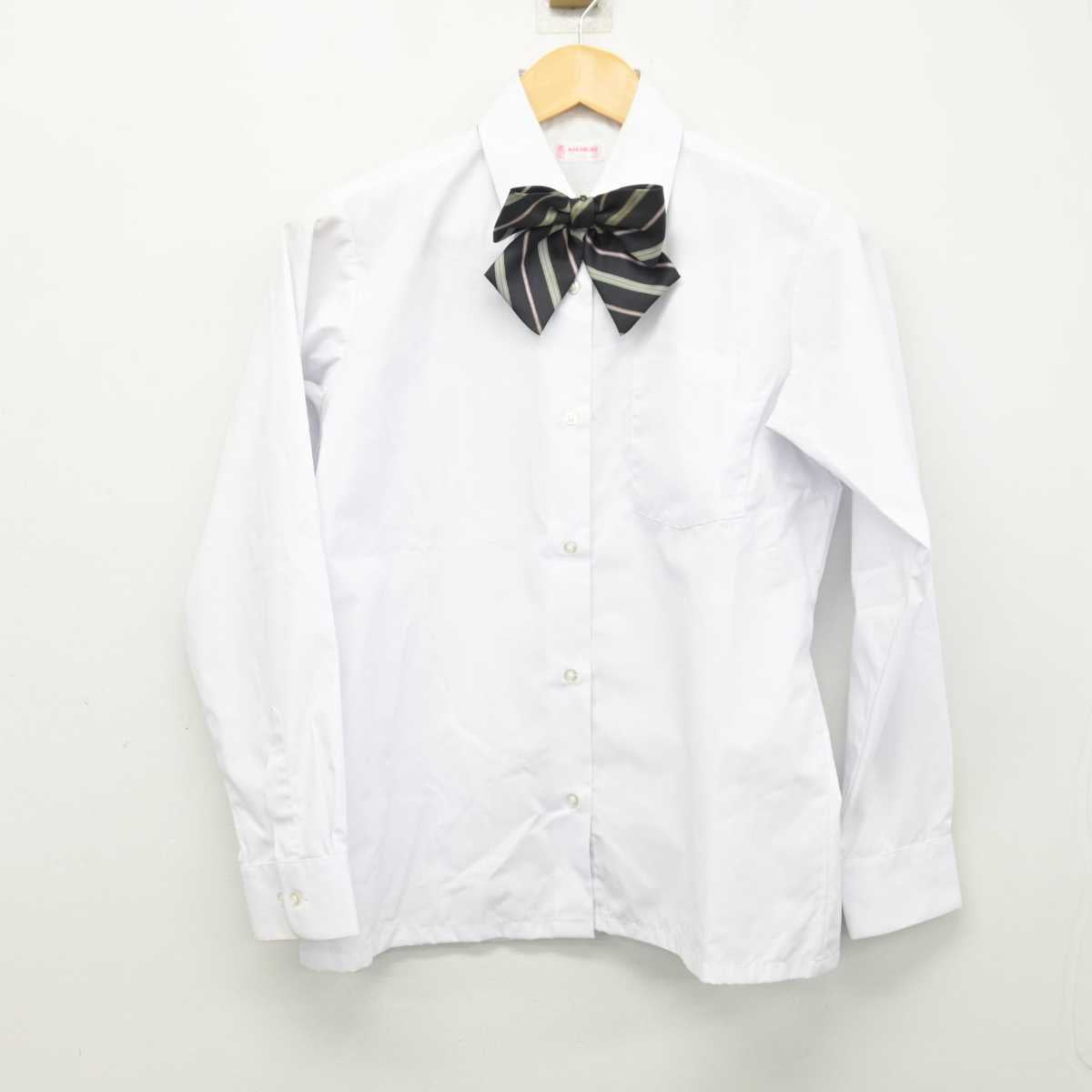 【中古】東京都 山崎中学校 女子制服 4点 (ブレザー・シャツ・スカート) sf073717