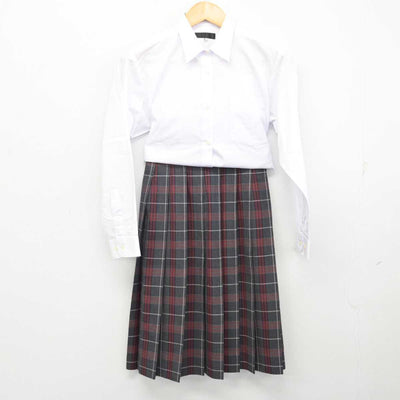 【中古】神奈川県 横浜商科大学高等学校 女子制服 6点 (ブレザー・シャツ・スカート) sf073727