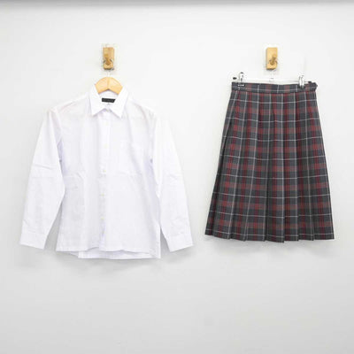 【中古】神奈川県 横浜商科大学高等学校 女子制服 6点 (ブレザー・シャツ・スカート) sf073727