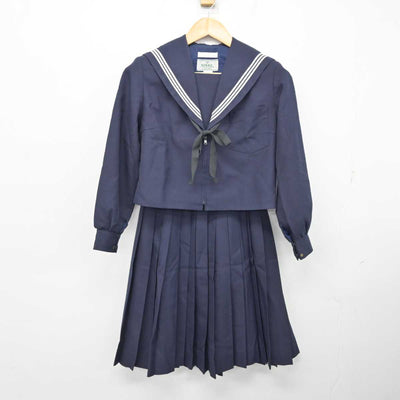 【中古】愛知県 大和中学校 女子制服 3点 (セーラー服・スカート) sf073771