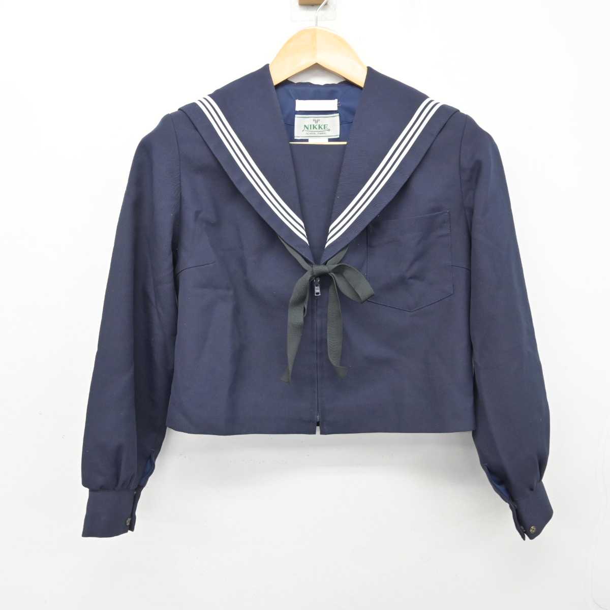 【中古】愛知県 大和中学校 女子制服 3点 (セーラー服・スカート) sf073771