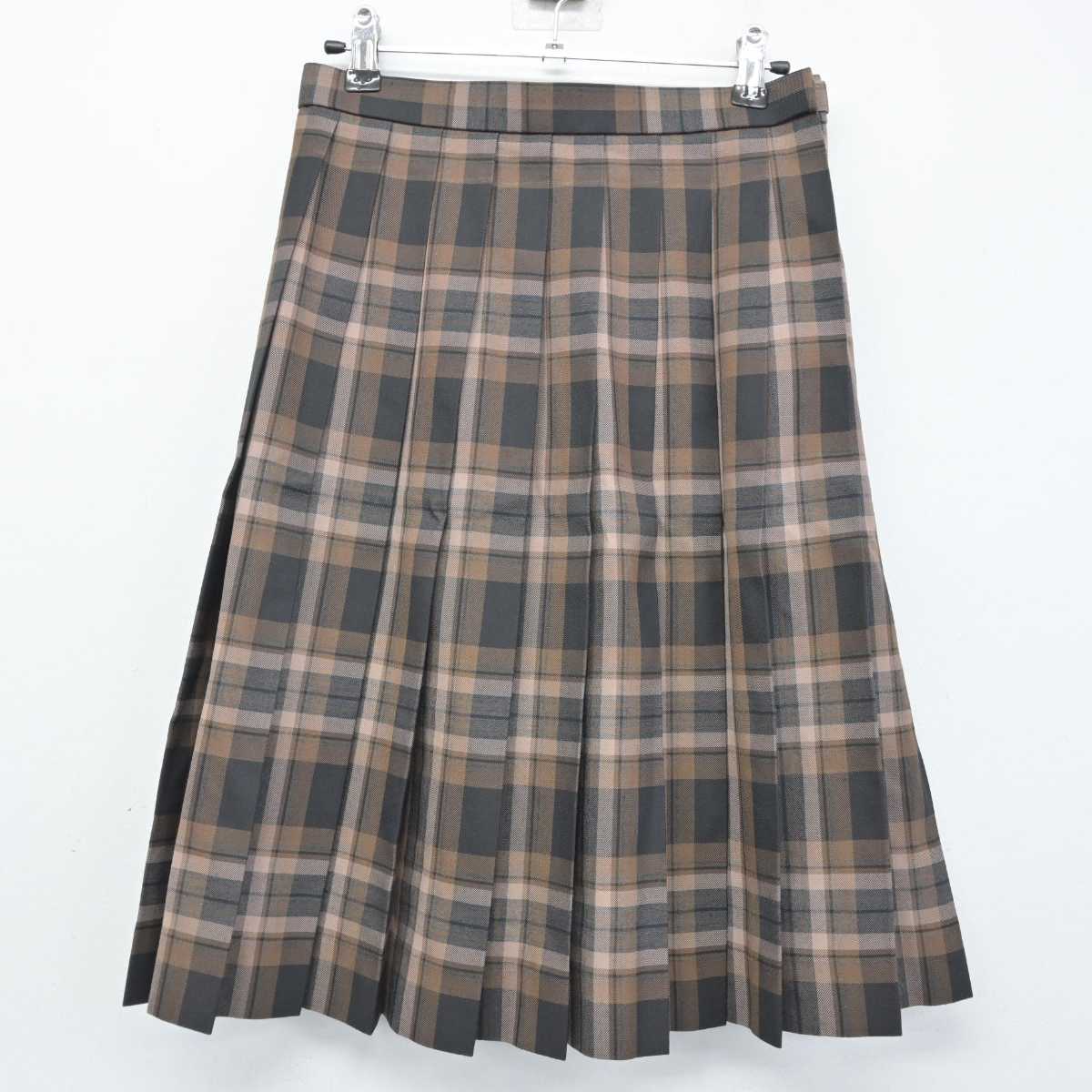 【中古】東京都 八王子中学校・高等学校 女子制服 7点 (ブレザー・ニット・シャツ・スカート) sf073797