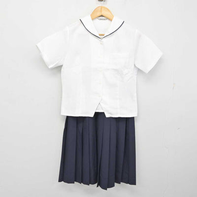 【中古】富山県 上滝中学校 女子制服 3点 (ブラウス・ブラウス・スカート) sf073820