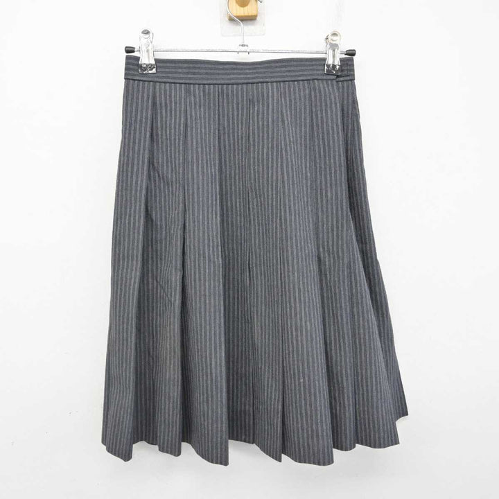 中古】千葉県 木更津東高等学校 女子制服 3点 (ニットベスト