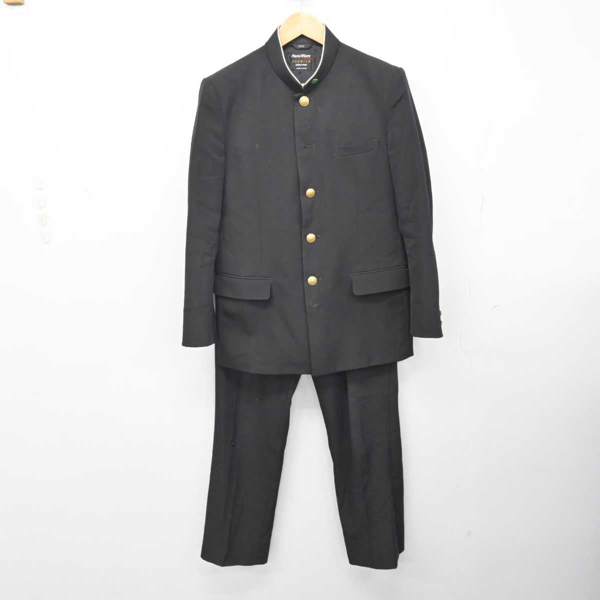 【中古】岐阜県 長良高等学校 男子制服 3点 (学ラン・ズボン) sf073891