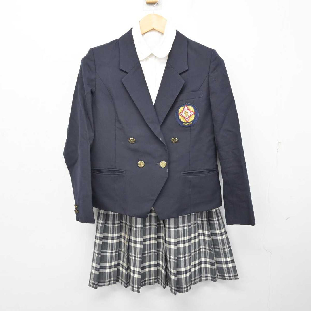 【中古】東京都 駒場学園高等学校/旧制服 女子制服 4点 (ブレザー・ニット・シャツ・スカート) sf073905 | 中古制服通販パレイド