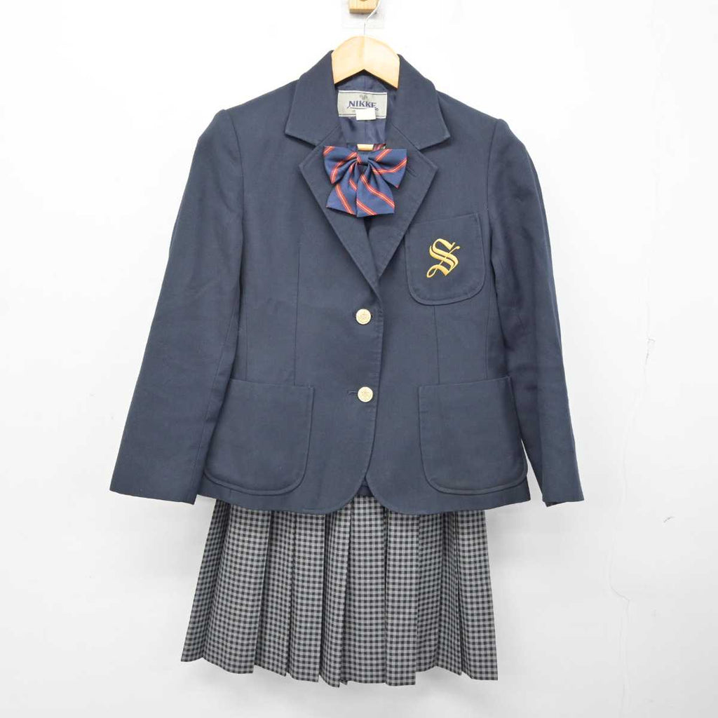 中古】茨城県 藤代紫水高等学校 女子制服 4点 (ブレザー・スカート) sf073918 | 中古制服通販パレイド