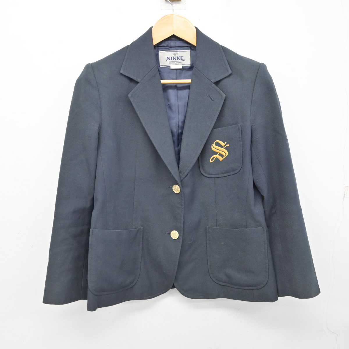 【中古】茨城県 藤代紫水高等学校 女子制服 4点 (ブレザー・スカート・スカート) sf073919