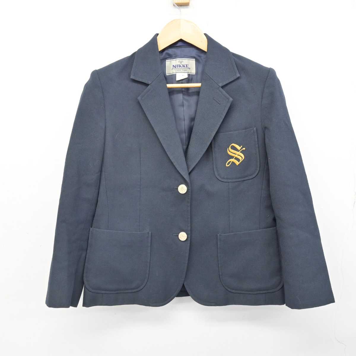 【中古】茨城県 藤代紫水高等学校 女子制服 4点 (ブレザー・スカート・スカート) sf073922