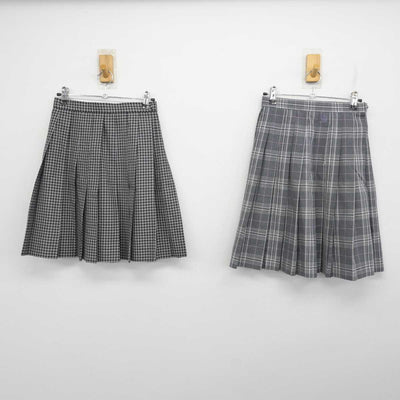 【中古】茨城県 藤代紫水高等学校 女子制服 4点 (ブレザー・スカート・スカート) sf073922