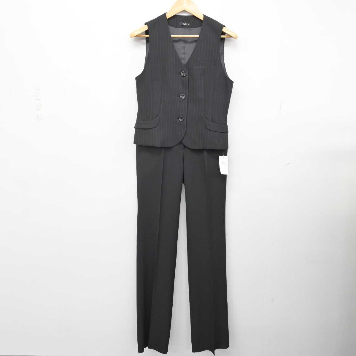 【中古】 事務服 女子制服 2点 (ベスト・ズボン) sf073926