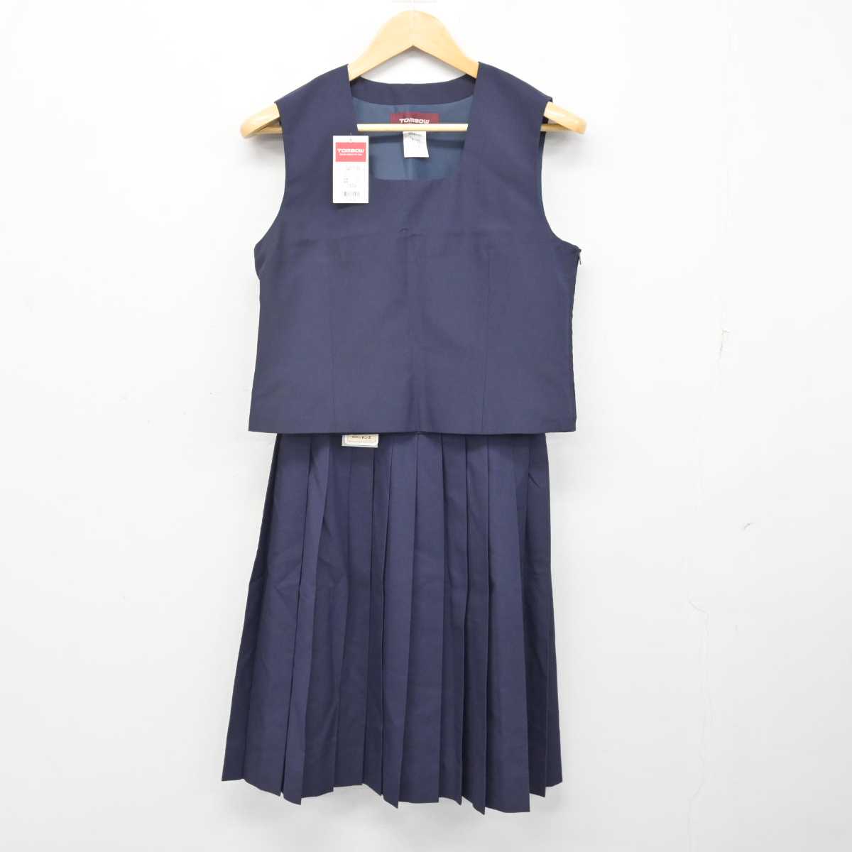 【中古】東京都 砧中学校 女子制服 2点 (ベスト・スカート) sf073957